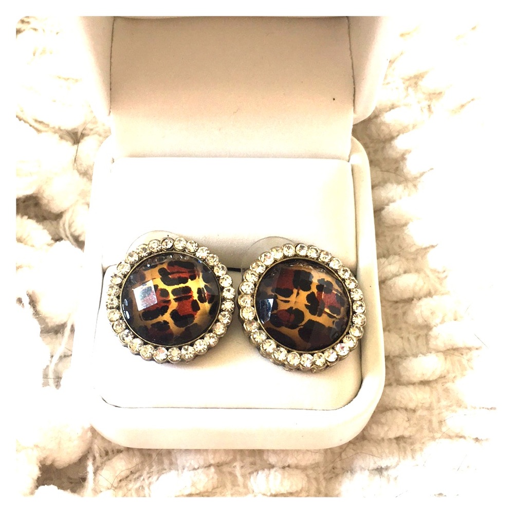 Cheetah earrings
